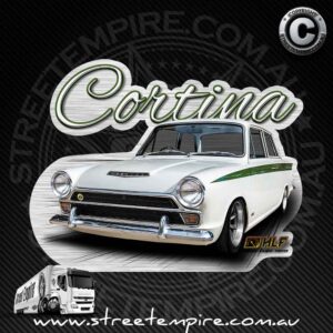 Ford Mk1 Cortina Sticker
