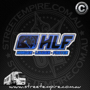 HLF Logo Blue Sticker