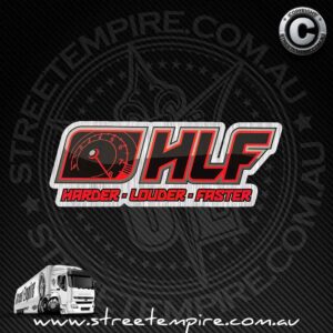 HLF Logo Red Sticker