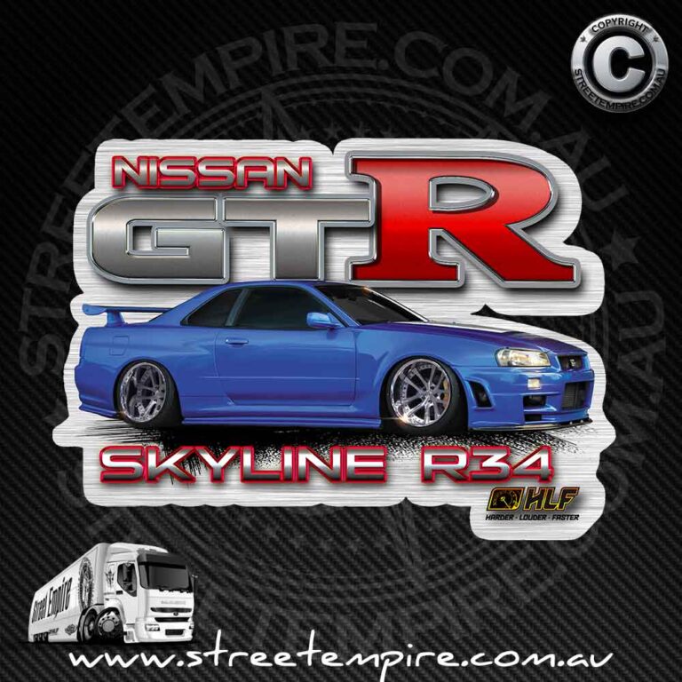 Nissan GTR Skyline R34 Sticker Decal - Street Empire