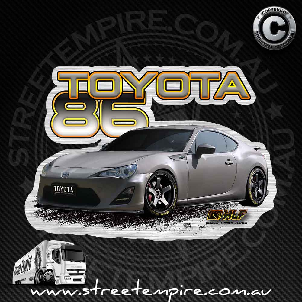 Toyota 86 Sticker Decal Street Empire